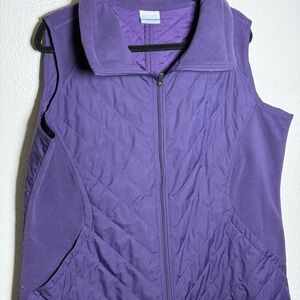 Columbia Women's Purple Quilted Vest